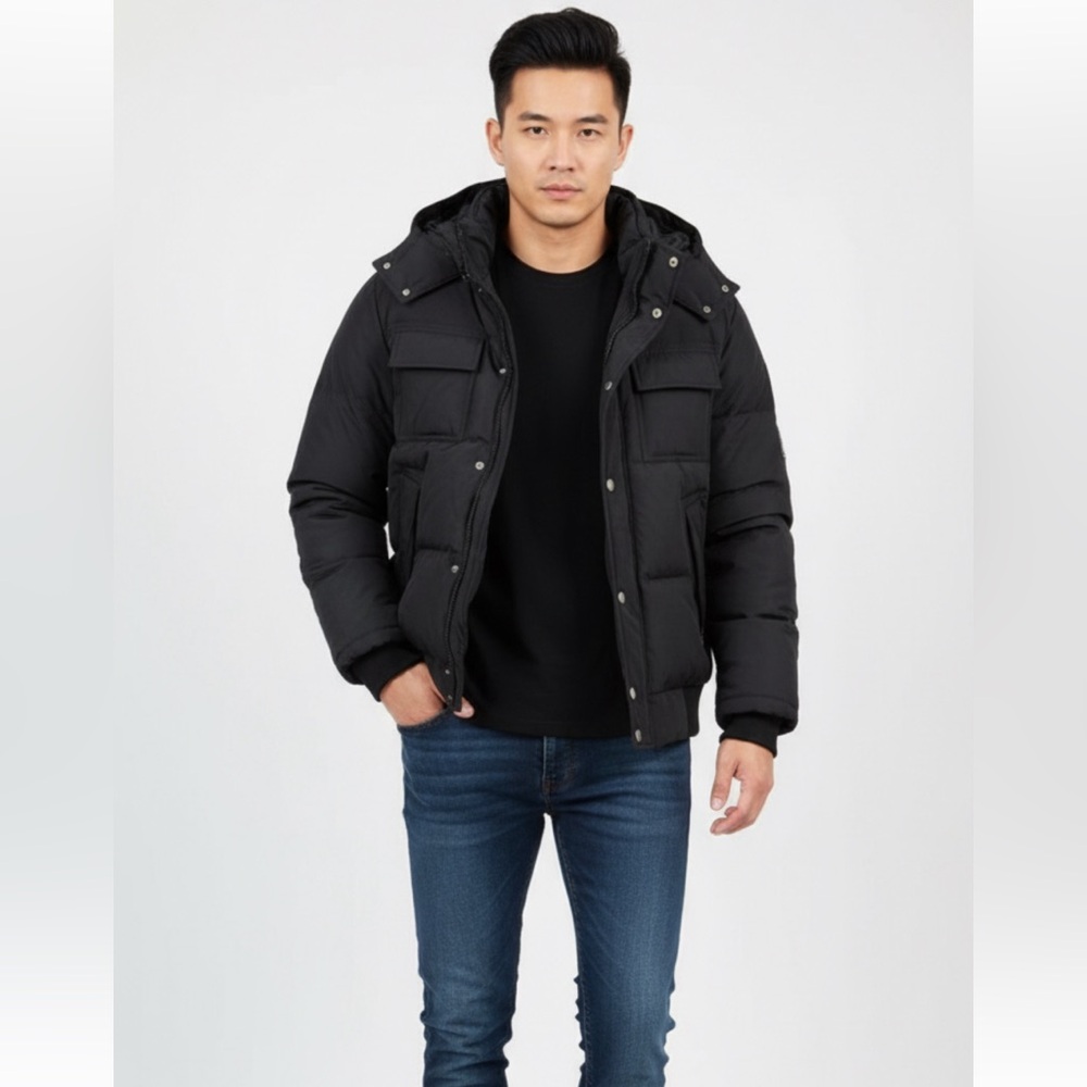 F.O.G. By London Fog Duck Down Puffer Jacket.